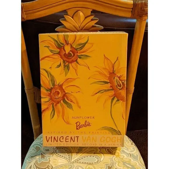 Barbie Sunflower,Van Gogh Limited Edition, 1998,NE (Neuf avec